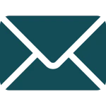 Dark teal mail symbol